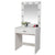 Dressing Table FCH With a Light Cannon Large Mirror Single Drawer Dressing Table High quality Black P2 MDF bedroom Table
