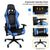 Ergonomic Computer Gaming Chair Racing High Back Soft PU Leather Adjustable Angle 360 Degree Swivel E2S