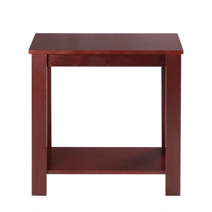 Espresso Wooden Sofa End Table Side Table Rectangle Living Room Furniture HW51530