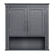 FCH Double Door Wall Cabinet Grey  Living room Cabinet Home Furniture Freeshipping