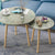 Fashion Coffee Tables Simple Mini Nordic Convenient Sofa Modern Circular Practical Natural Tea Tables Living Room Decoration