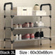 Fashion DIY Assembly Metal Shoes Shelf Student Dormitory Shoe Storage Rack Multi-layers Small Shoe Rack Organizer Cabinet