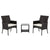 Fashion Rattan Sofa Set Living Room Single Sofa With Tea Table Comfortable Outdoor Garden Accent Chair SKU24897361