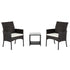 Fashion Rattan Sofa Set Living Room Single Sofa With Tea Table Comfortable Outdoor Garden Accent Chair SKU24897361