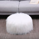 Faux Sheepskin Bean Bag Chair Soft Fur Beanbag Fluffy Small Round Lazy BeanBag Sofa Portable  Inflatable Christmas Decor D20