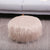 Faux Sheepskin Bean Bag Chair Soft Fur Beanbag Fluffy Small Round Lazy BeanBag Sofa Portable  Inflatable Christmas Decor D20