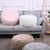 Faux Sheepskin Bean Bag Chair Soft Fur Beanbag Fluffy Small Round Lazy BeanBag Sofa Portable  Inflatable Christmas Decor D20