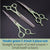 Fenice Pet dog cutting shears curved grooming thinning 7 inch 7.5 inch scissors set