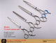 Fenice Pet dog cutting shears curved grooming thinning 7 inch 7.5 inch scissors set