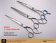 Fenice Pet dog cutting shears curved grooming thinning 7 inch 7.5 inch scissors set