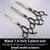 Fenice Pet dog cutting shears curved grooming thinning 7 inch 7.5 inch scissors set