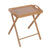 Flood Standing Folding Dining-table Wood Color Floor-standing Foldable Dining Table Durable Foldable Table Home Storage