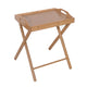 Flood Standing Folding Dining-table Wood Color Floor-standing Foldable Dining Table Durable Foldable Table Home Storage