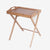 Flood Standing Folding Dining-table Wood Color Material Table Sturdy Durable Foldable Table Home Storage