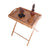 Floor Standing Folding Bamboo Dining Table Wood Color Dropshipping