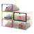 Foldable Stackable Clear Plastic Drawer Case Organizer Box Holder Shoe Storage Jun27 Professional Factory price Drop Shipping