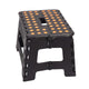 Folding Step Stool Chair Sturdy Plastic One Step Stools Portable Outdoor Picnic Step Stool for Kids Home Furniture -3