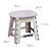 Folding Step Stool Portable Chair Seat For Home Bathroom Kitchen Garden Camping Kids And Adults Use