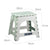 Folding Step Stool Portable Chair Seat For Home Bathroom Kitchen Garden Camping Kids And Adults Use