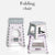 Folding Step Stool Portable Chair Seat For Home Bathroom Kitchen Garden Camping Kids And Adults Use Chair