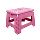 Folding Stool Outdoor Portable Plastic Folding Ladder Thick and Durable Super Load-bearing Small Bench for Bathroom