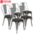 Free Shipping Modern Dining Chair Metal Restaurant Chair Wood High Back Coffee Chairs Household Furniture Chairs Shipping In USA