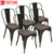 Free Shipping Modern Dining Chair Metal Restaurant Chair Wood High Back Coffee Chairs Household Furniture Chairs Shipping In USA