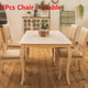 Furgle 5Pcs Wood Nature Table&Chair Dinning Table Made in Malaysia