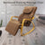 Furgle Electric Heat Folding Massage Chair Rocking Chair Shiatsu Recliner Easy Chair