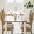 Furgle Modern Extending Dining Table Coffee Table for 4-6 Seats Solid Wood Table Working/Dining Table for Dining Room Furniture