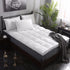 Giantex 4" Full Size Mattress Topper Hypoallergenic Microfiber Down Alternative Pad Home Furniture HT0991F