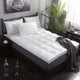 Giantex 4" Full Size Mattress Topper Hypoallergenic Microfiber Down Alternative Pad Home Furniture HT0991F