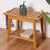 Giantex Bamboo Shower Seat Bench Bathroom Spa Bath Organizer Stool w/Storage Racks Shelf  HW55998