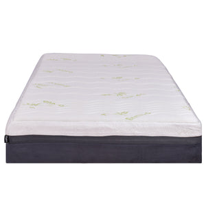 Giantex California King Size Memory Foam Mattress Healthy Bamboo Fiber Cover Mattress Pad High Quality Bed Topper HT0968CK