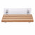 Giantex Wall Mounted Teak Wooden Folding Shower Bath Seat Medical Bench Bathroom Stool BA7414