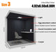 【Global Delivery】Aluminum plastic Panel sound-proof Vocal Booth room Modular Detachable host studio Vocal Booth