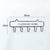 Hat Rack Wall Mounted Clothes Hanger 4/5/6 Hooks Hat Key Holder Laundry Coat Rack Hanging Storage Shelf for Home Clothes Hanger