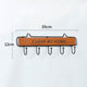 Hat Rack Wall Mounted Clothes Hanger 4/5/6 Hooks Hat Key Holder Laundry Coat Rack Hanging Storage Shelf for Home Clothes Hanger
