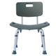 Heavy-duty Aluminum Alloy Old People Backrest Bath Chair CST-3012 Blue Old People Aimchair For Bathroom Rest Home