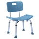 Heavy-duty Aluminum Alloy Old People Backrest Bath Chair CST-3012 Blue Old People Aimchair For Bathroom Rest Home