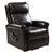 High Quality Adjustable Brown Electric Lift Chair Recliner Soft High-density Sponge Living Room Leather Couch Footrest HW54390