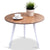 High Quality Dining Living Room Modern Pine Round End Table Sturdy Durable Pine Elegant Three-legged Base Round Table HW57024