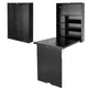 High Quality MDF Wall Mounted Fold-Out Convertible Floating Desk Writing Table Multifunction 2 Adjustable Shelves Meet HW60362