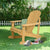 High Quality Outdoor Yellow Rocking Chair Garden Furniture Modern Solid Fir Rocking Chair with Wide Armrests HW50297