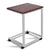 High Quality Portable Rolling Stand Sofa Side Table Sturdy Engineering MDF Iron Frame End Table Four Casters Easy Move HW54185