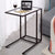 High Quality Strong Square Steel Frame Sofa End Table Coffee Simply Lamp Side Table Smooth Tempered Glass Top HW54104