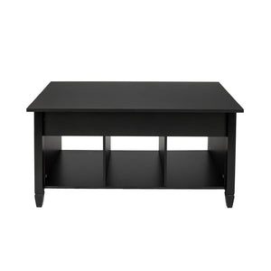 High quality durable in use Lift Top Coffee Table Modern Furniture Hidden Compartment And Lift Tabletop Black Easy to assemble