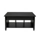 High quality durable in use Lift Top Coffee Table Modern Furniture Hidden Compartment And Lift Tabletop Black Easy to assemble