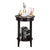 Home Living Room Coffee Table Simple Round With Drawer Side Tea Table Brown High-Quality MDF Storage Rack Bedside Table