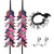 Home and Living Door Back Hat Cap Rack with 20 Clips Over-the-Door Hanging Hat Organizer